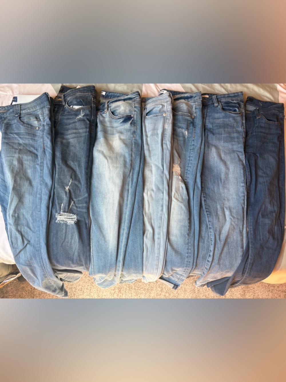 Skinny Jean Haul! 7 pairs of skinny jeans, all size 2/26